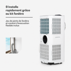 Climatiseur mobile 12 000 BTU — caractéristiques techniques