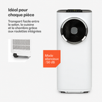 Climatiseur mobile 12 000 BTU — installation et raccordement fenêtre