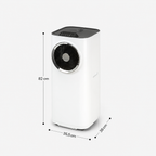 Climatiseur mobile 12 000 BTU — panneau de contrôle et affichage